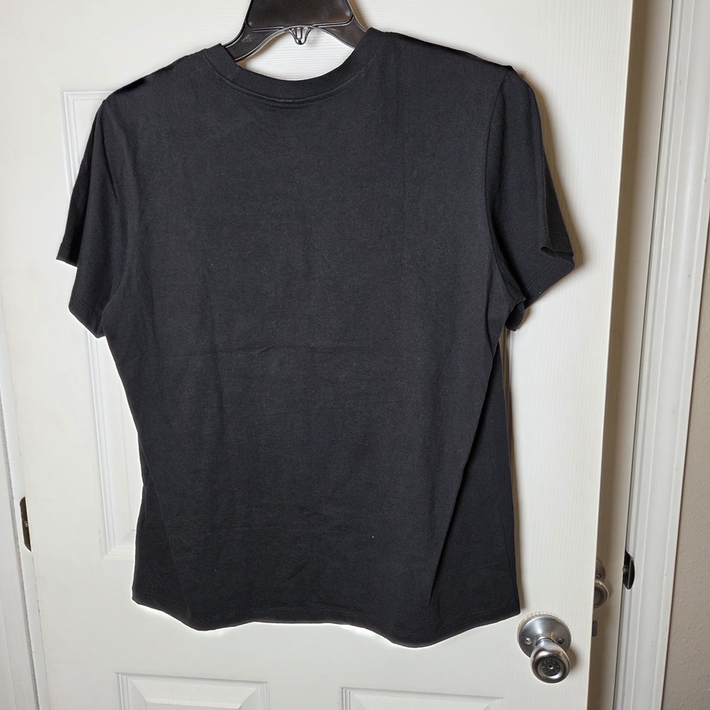 Adidas sz XL women's icon grapic t-shirt NWT blk/grn/pink casual 100% cotton - Picture 3 of 10